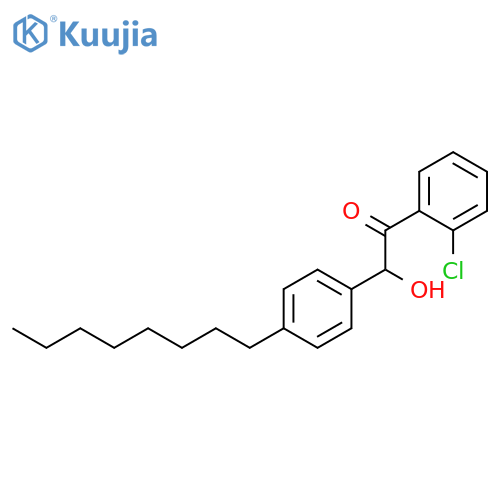 Ethanone, 1-(2-chlorophenyl)-2-hydroxy-2-(4-octylphenyl)- structure
