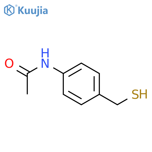 N-4-(sulfanylmethyl)phenylacetamide structure