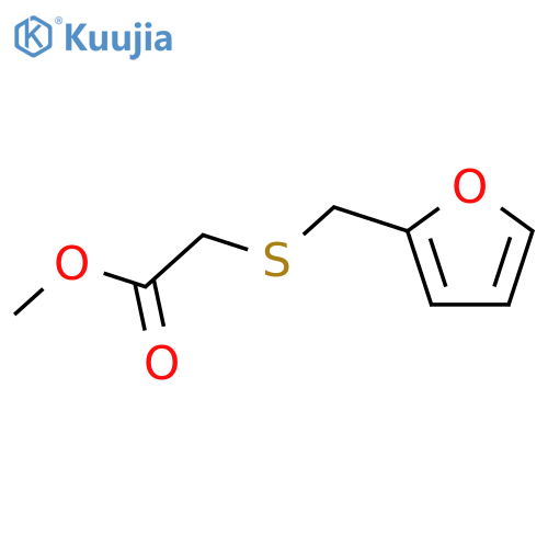 2-(2-Furanylmethyl)thio-acetic Acid Methyl Ester structure