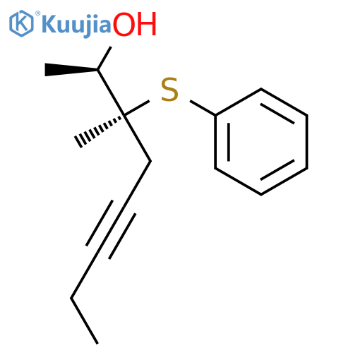 5-Octyn-2-ol, 3-methyl-3-(phenylthio)-, (R*,S*)- structure