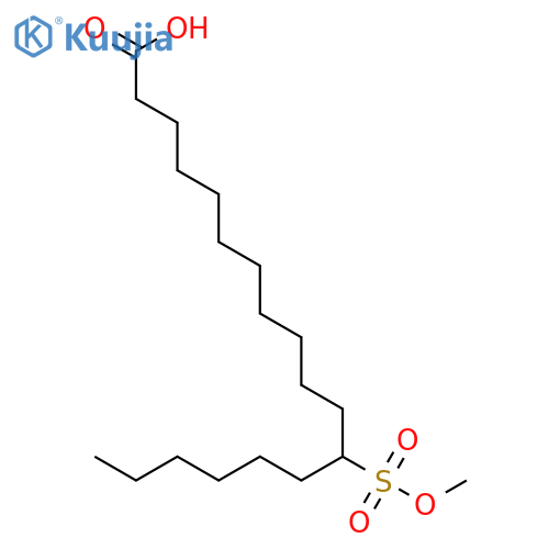 OCTADECANOIC ACID, 12-(METHOXYSULFONYL)- structure