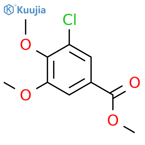 Benzoic acid, 3-chloro-4,5-dimethoxy-, methyl ester structure