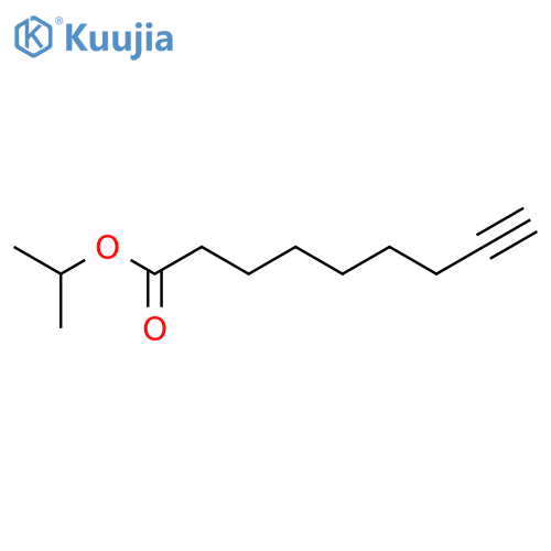 8-Nonynoic acid, 1-methylethyl ester structure