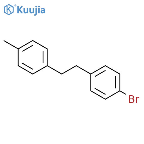 Benzene, 1-bromo-4-[2-(4-methylphenyl)ethyl]- structure