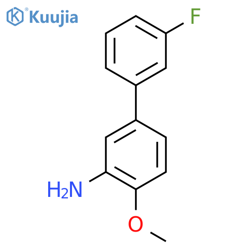 3'-Fluoro-4-methoxybiphenyl-3-amine structure