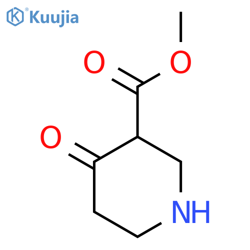 methyl 4-oxopiperidine-3-carboxylate structure