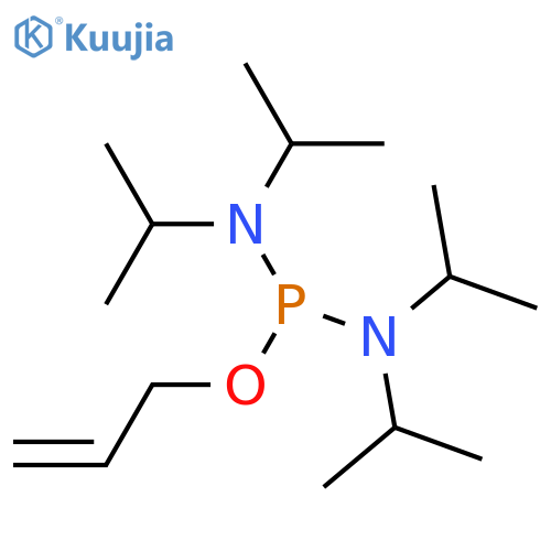 Phosphorodiamidousacid, N,N,N',N'-tetrakis(1-methylethyl)-, 2-propen-1-yl ester structure