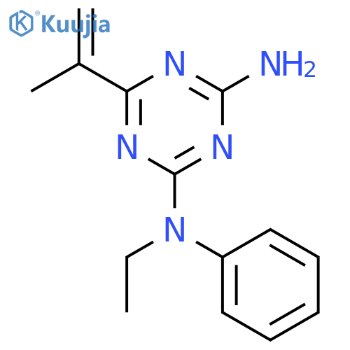 1,3,5-Triazine-2,4-diamine, N2-ethyl-6-(1-methylethenyl)-N2-phenyl- structure