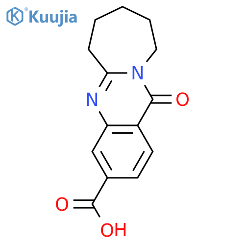 12-Oxo-6,7,8,9,10,12-hexahydroazepino2,1-bquinazoline-3-carboxylic Acid structure