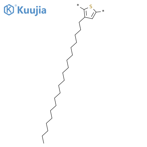 Poly(eicosyl-2,5-thiophenediyl) structure