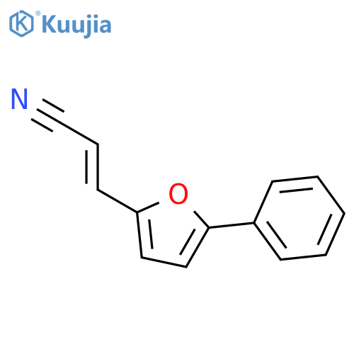 2-Propenenitrile, 3-(5-phenyl-2-furanyl)-, (2E)- structure