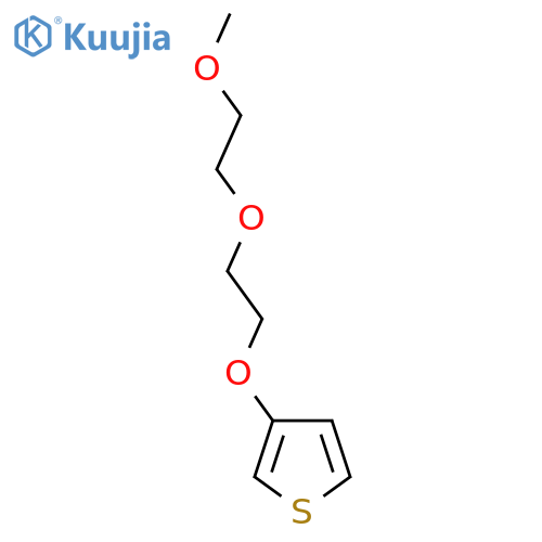 3-[2-(2-Methoxyethoxy)ethoxy]thiophene structure