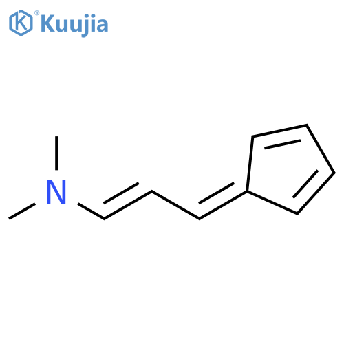 1-Propen-1-amine, 3-(2,4-cyclopentadien-1-ylidene)-N,N-dimethyl-,(1E)- structure