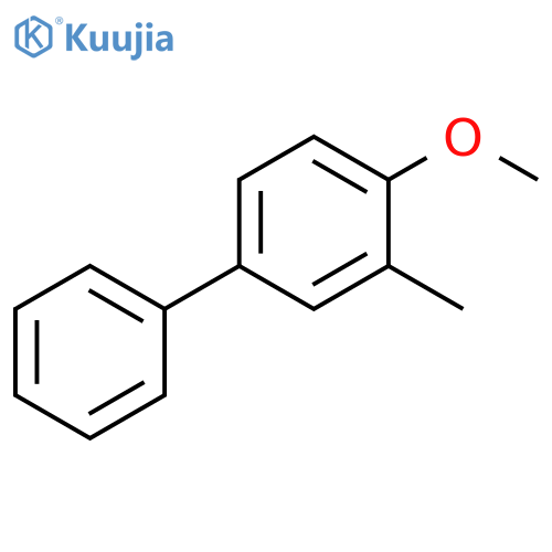 1,1'-Biphenyl, 4-methoxy-3-methyl- structure