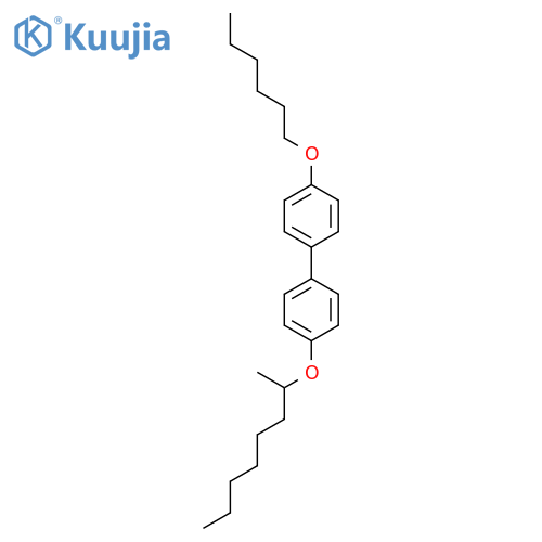 1,1'-Biphenyl, 4-(hexyloxy)-4'-[(1-methylheptyl)oxy]- structure