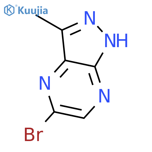 5-Bromo-3-methyl-1H-pyrazolo3,4-bpyrazine structure