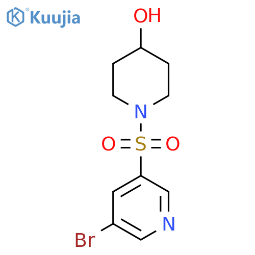 1-(5-Bromopyridin-3-ylsulfonyl)piperidin-4-ol structure
