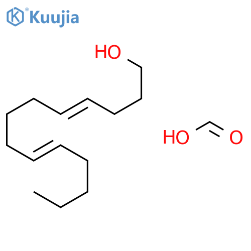4,9-Tetradecadien-1-ol, formate, (E,E)- structure