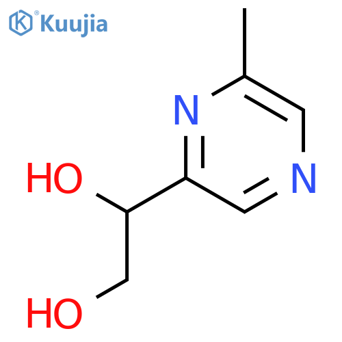 1,2-ETHANEDIOL, 1-(6-METHYLPYRAZINYL)- structure