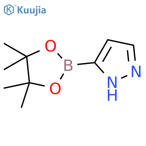 3-(4,4,5,5-Tetramethyl-1,3,2-dioxaborolan-2-yl)-1H-pyrazole structure