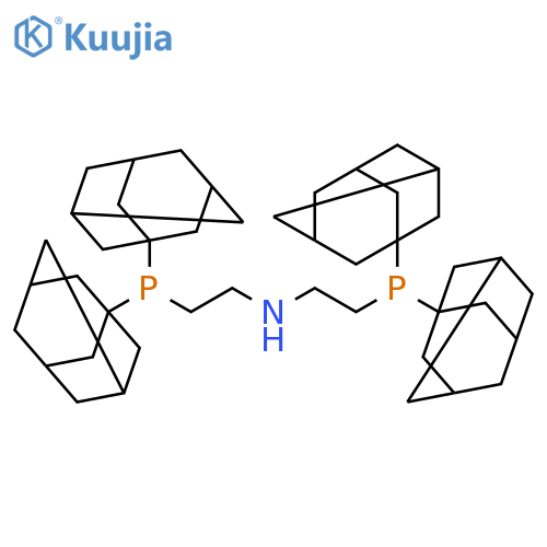 bis(2-(Di(adamantan-1-yl)phosphino)ethyl)amine structure