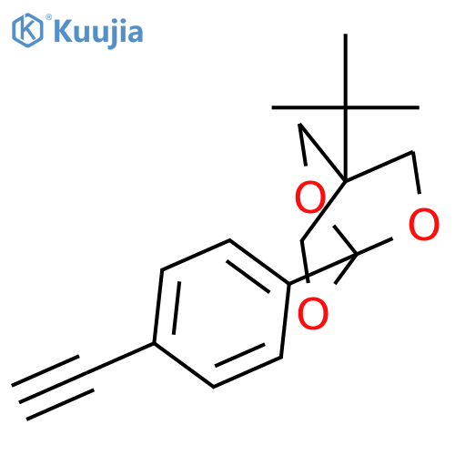 2,6,7-Trioxabicyclo[2.2.2]octane,4-(1,1-dimethylethyl)-1-(4-ethynylphenyl)- structure
