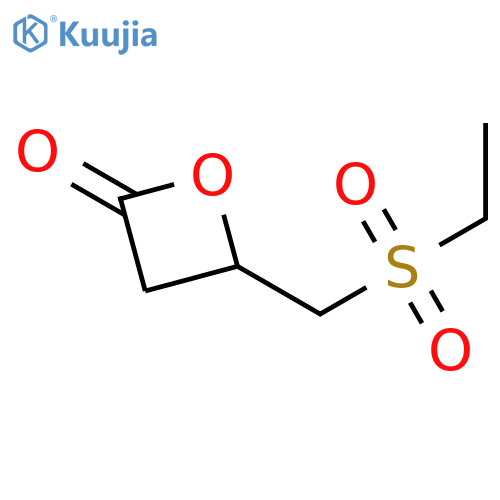 2-Oxetanone, 4-[(ethylsulfonyl)methyl]- structure