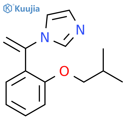 1H-Imidazole, 1-[1-[2-(2-methylpropoxy)phenyl]ethenyl]- structure