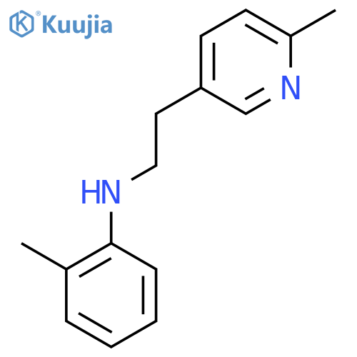 [2-(6-Methyl-pyridin-3-yl)-ethyl]-o-tolyl-amine structure