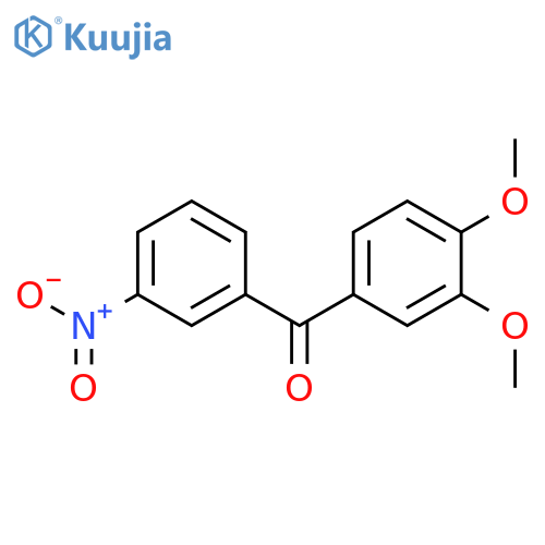Methanone, (3,4-dimethoxyphenyl)(3-nitrophenyl)- structure