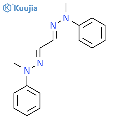 (1E,2E)-1,2-Bis(2-methyl-2-phenylhydrazono)ethane structure