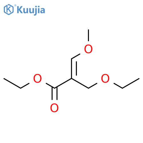Ethyl (2E)-2-(ethoxymethyl)-3-methoxyacrylate structure
