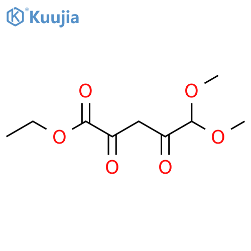 ethyl 5,5-dimethoxy-2,4-dioxopentanoate structure