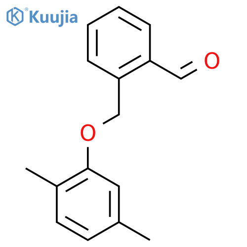 2-(2,5-Dimethylphenoxymethyl)benzaldehyde structure