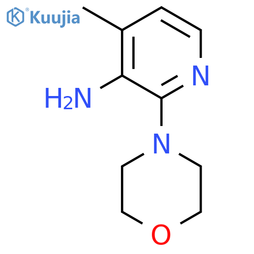 4-Methyl-2-morpholin-4-ylpyridin-3-amine structure