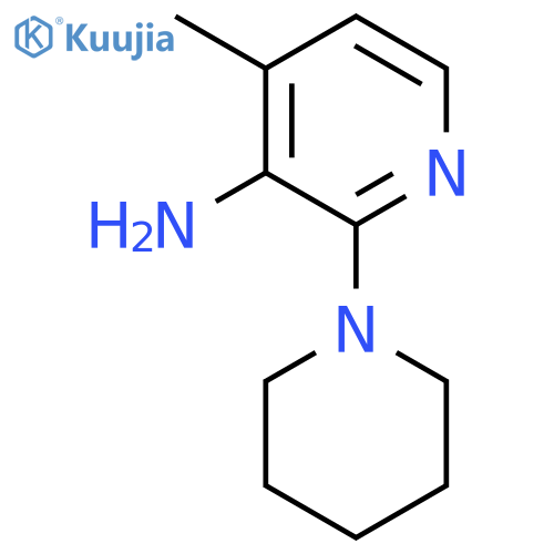 4-Methyl-2-piperidin-1-ylpyridin-3-amine structure