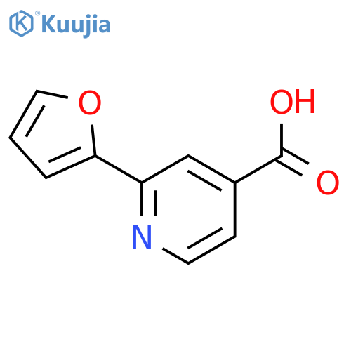 2-(furan-2-yl)pyridine-4-carboxylic acid structure