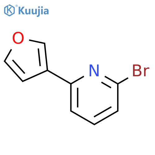 2-bromo-6-(furan-3-yl)pyridine structure