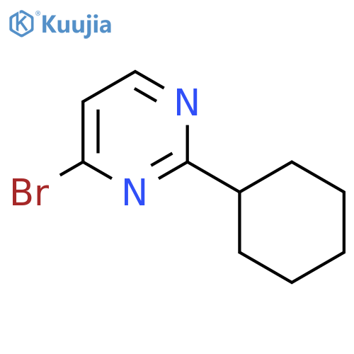 4-Bromo-2-cyclohexylpyrimidine structure