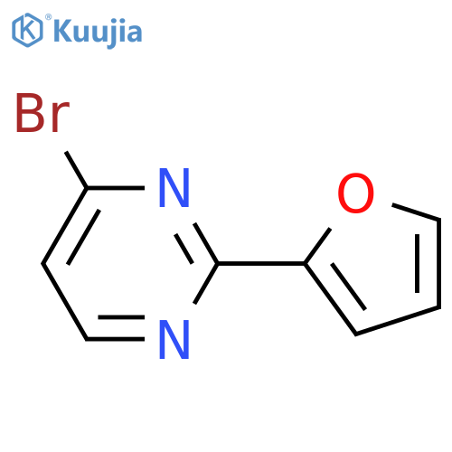 4-Bromo-2-(furan-2-yl)pyrimidine structure