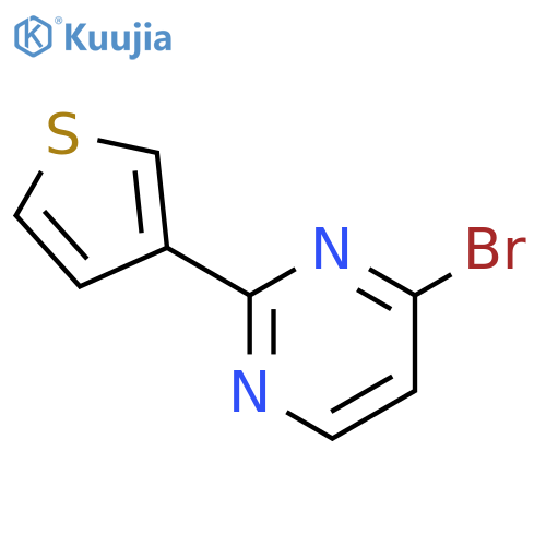 4-Bromo-2-(thiophen-3-yl)pyrimidine structure