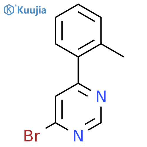 4-Bromo-6-(o-tolyl)pyrimidine structure