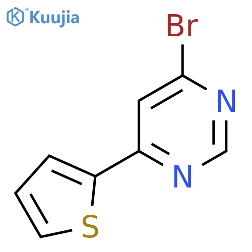 4-Bromo-6-(thiophen-2-yl)pyrimidine structure