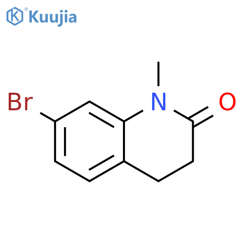 2(1H)-Quinolinone, 7-bromo-3,4-dihydro-1-methyl- structure