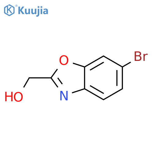 (6-bromo-1,3-benzoxazol-2-yl)methanol structure