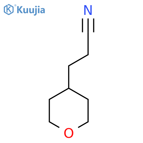 3-(Oxan-4-yl)propanenitrile structure