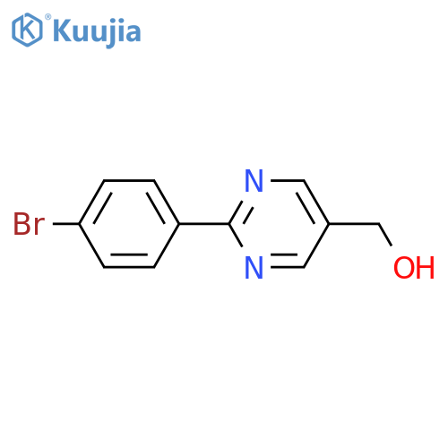 (2-(4-Bromophenyl)pyrimidin-5-yl)methanol structure