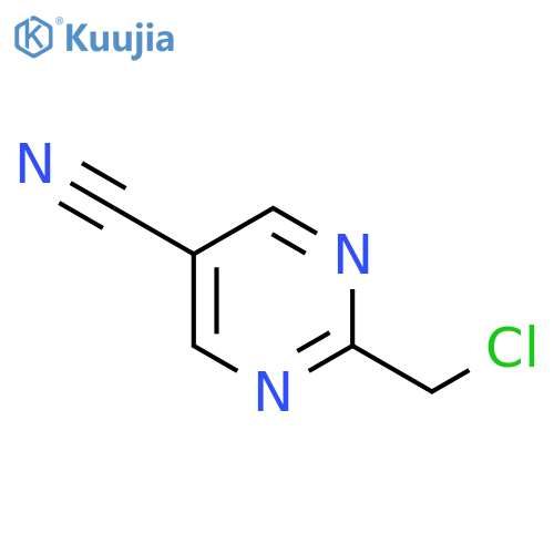 2-(Chloromethyl)pyrimidine-5-carbonitrile structure
