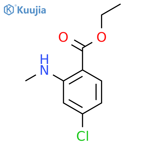 Ethyl 4-chloro-2-(methylamino)benzoate structure