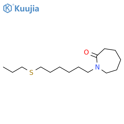 2H-Azepin-2-one, hexahydro-1-[6-(propylthio)hexyl]- structure